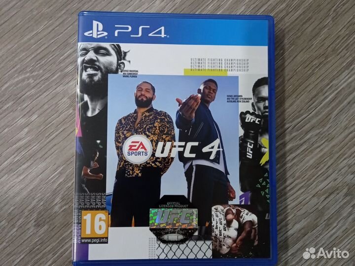 Диски на ps4 ufc 4