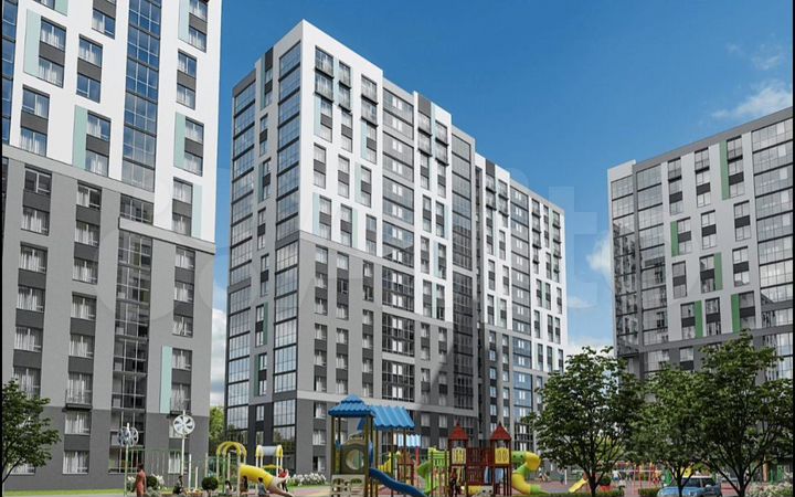 2-к. квартира, 61,5 м², 2/17 эт.