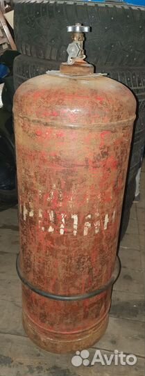 Заправленный газовый баллон 50л