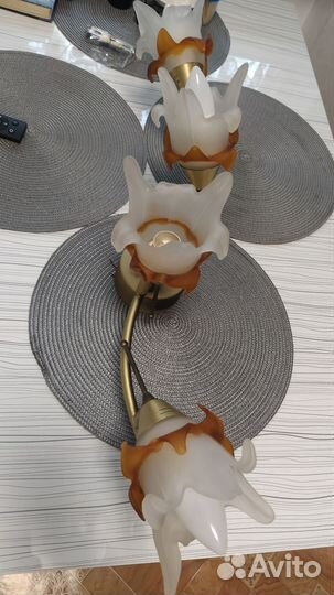 Люстра потолочная бу 4 рожка