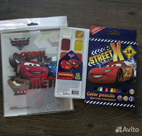 Школьный рюкзак новый Тачки + набор