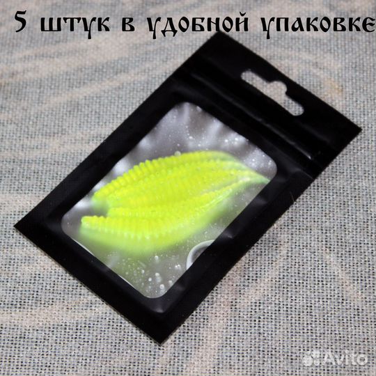 Светящаяся силиконовая съедобная приманка с запахо