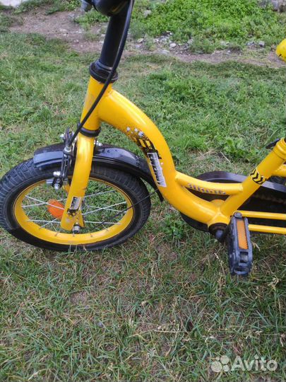 Детский трехколесный велосипед с корзиной грузовой