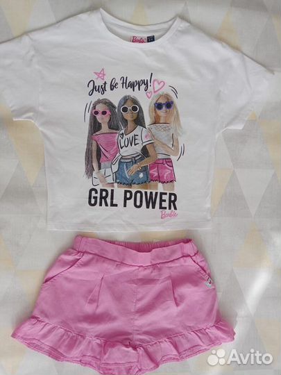 Одежда для девочки новая, 5-6 лет
