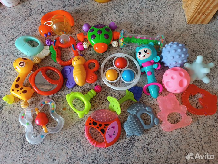 Прорезыватели грызунки, погремушки