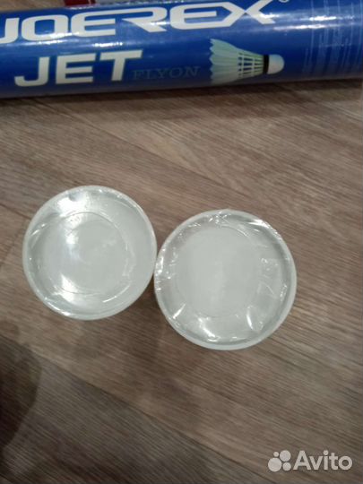 Воланы (воланчики) перьевые 12 штук, пластиковые