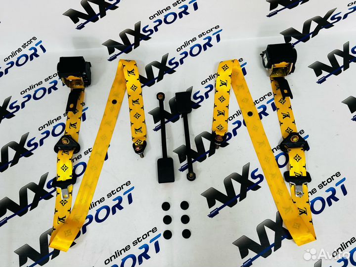 Передние ремни безопасности Louis Vuitton ваз 2107