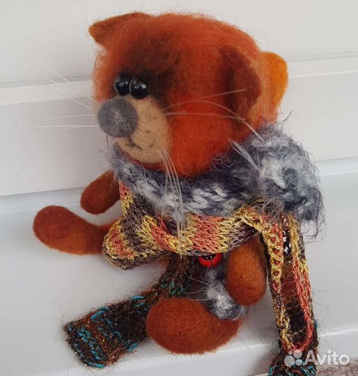 Котик ручная работа