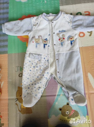 Теплый комбинезон 62 68