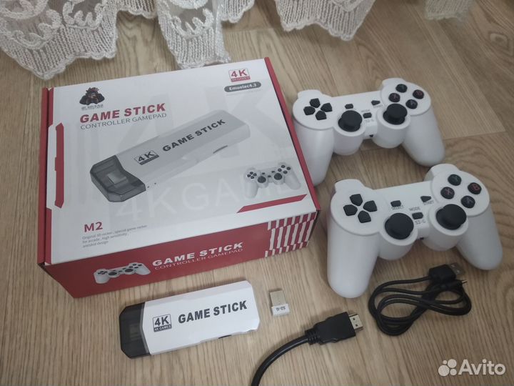 Игровая приставка 4K Game stick. 20000 игр