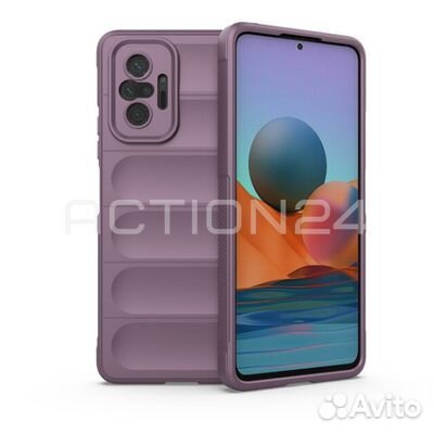 Чехол на Xiaomi Redmi Note 10 Pro Flexible Case (б