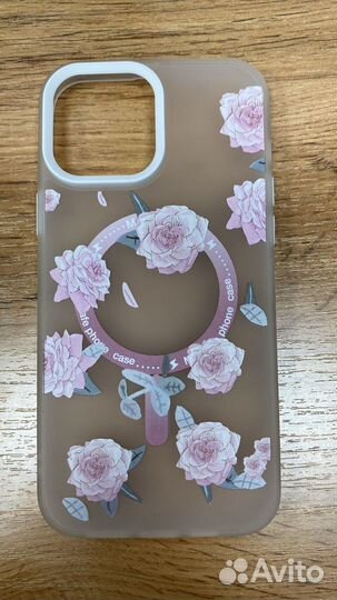 Чехол матовый с принтом MagSafe Apple iPhone