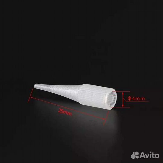 Колпачки носики 100 шт для тату татуажа Giant Sun