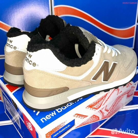 Кроссовки New Balance 574 зимние с мехом