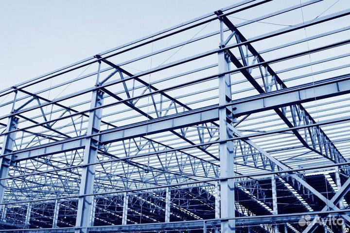 Каркас ангара под ключ