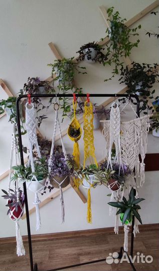 Кашпо подвес макраме