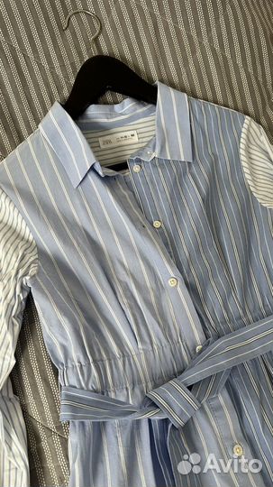 Платье рубашка zara для девочки
