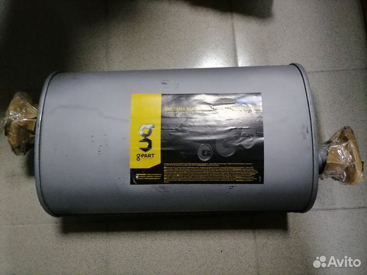 Глушитель с резонатором УАЗ 315123, умз 4215, 4213