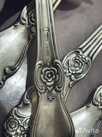 Столовые приборы из мельхиора СССР ретро