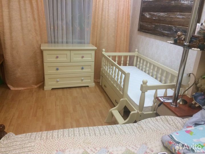 Детская кровать из массива сосны 