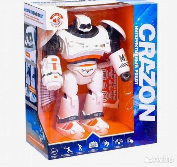 Робот интерактивный радиоуправляемый crazon (арт: