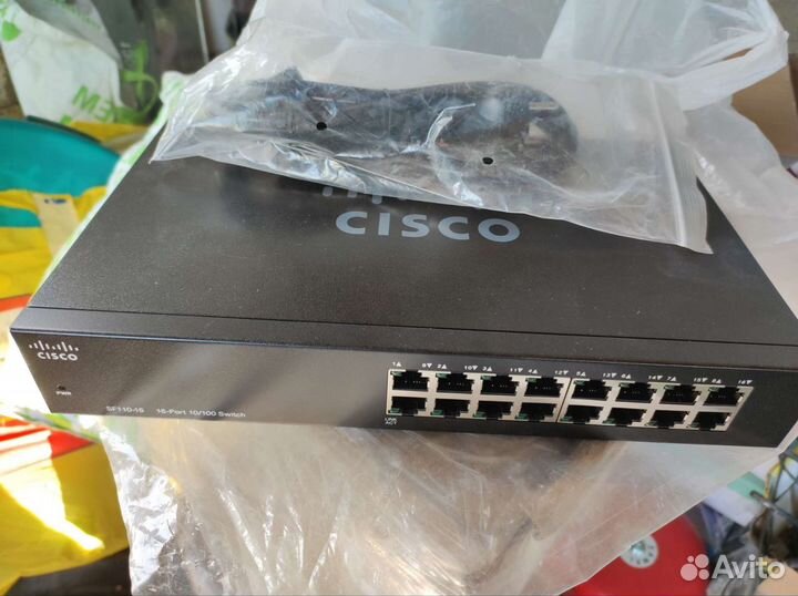Коммутатор ciscoSF110-16