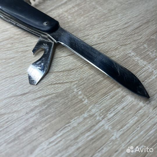 Нож СССР складной 6 предметный Ворсма черный