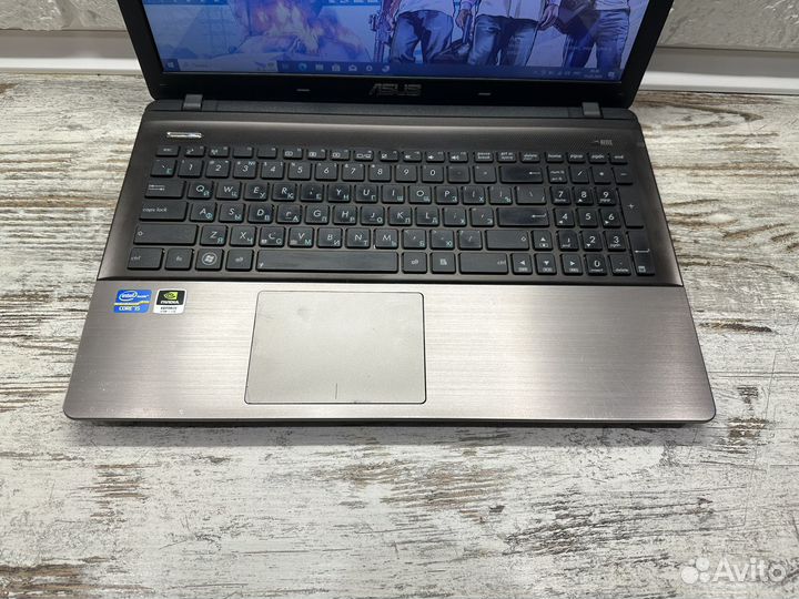 Мощный ноутбук Asus Core i5/ nvidia 610M/4ядерный