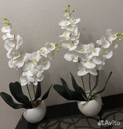 Орхидея фаленопсис из латекса