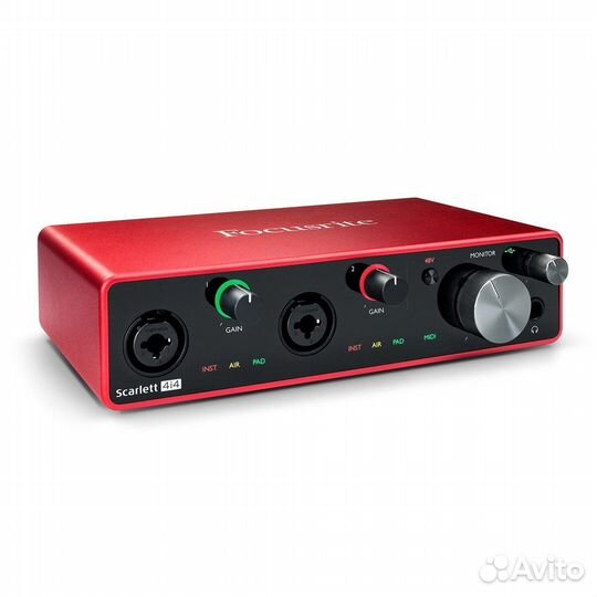 Внешняя звуковая карта Focusrite Scarlett 4i4 3rd