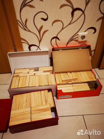 Конструктор деревянный BrusOк 710 шт. treego