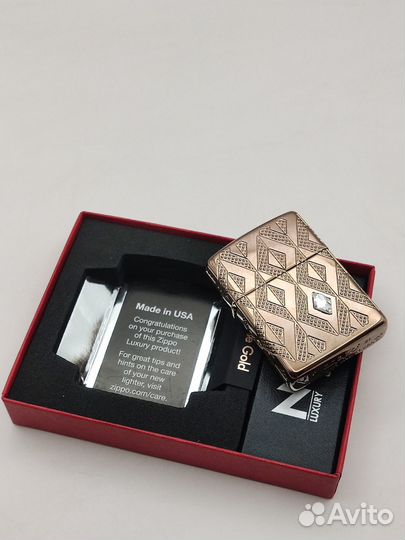 Zippo Armor 49702 Geometric Diamond Оригинал