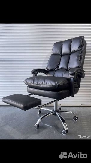 Кресло офисное кожаное руководителя