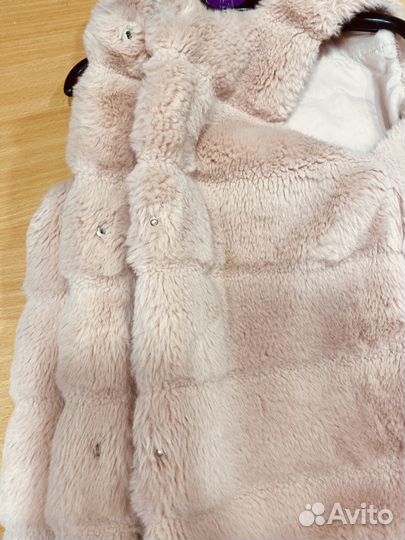 Меховая жилетка для девочки