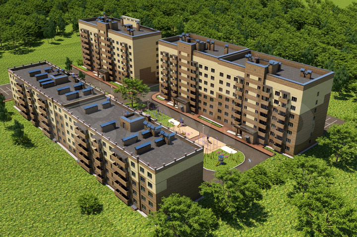 1-к. квартира, 42,3 м², 4/5 эт.