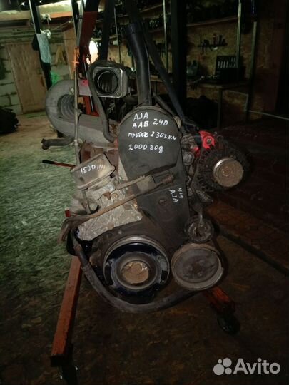 Двигатель volkswagen t4 2.4 aja аав