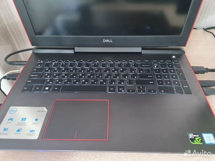 Игровой ноутбук dell G5 15 i5-8300h GTX1060Max-Q