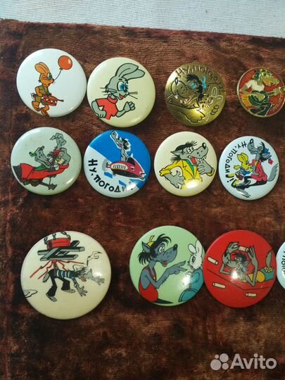 Коллекция значков Ну погоди и Спорт СССР