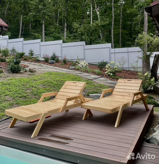 Шезлонг из «Сибирской сосны«