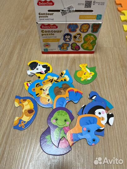 Развивающие игрушки и пазлы от 1 года