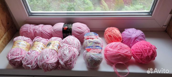 Пряжа нитки для вязания цена за все