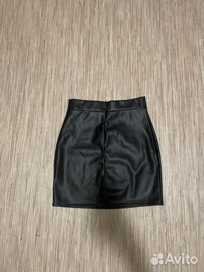 Кожаная юбка