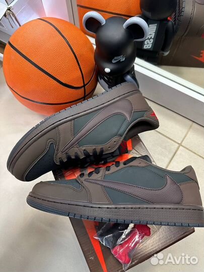 Кроссовки мужские nike air jordan 1 travis scott x