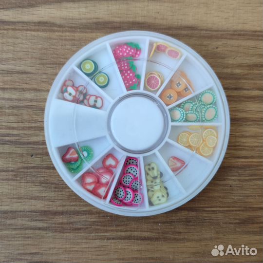 Украшения для дизайна ногтей, фрукты