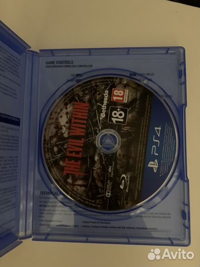 The evil within ps4 диск