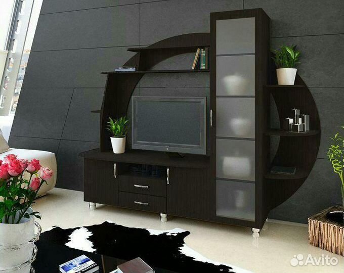 Тв-тумба,горка для гостиной,венге