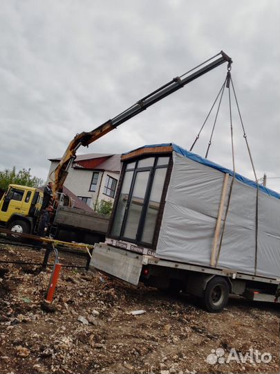 Аренда и услуги манипулятора, стрела 8 т, 10 м, борт 15 т, 7.2 м