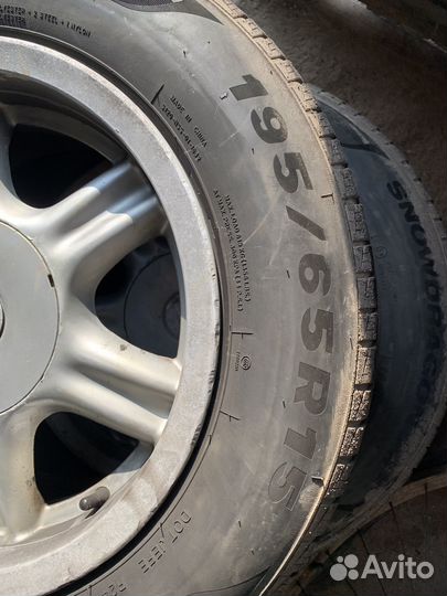 Зимняя резина с дисками r15
