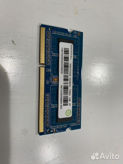Оперативная память sodimm DDR3 2GB