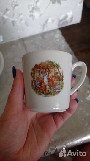 Набор детской посуды СССР